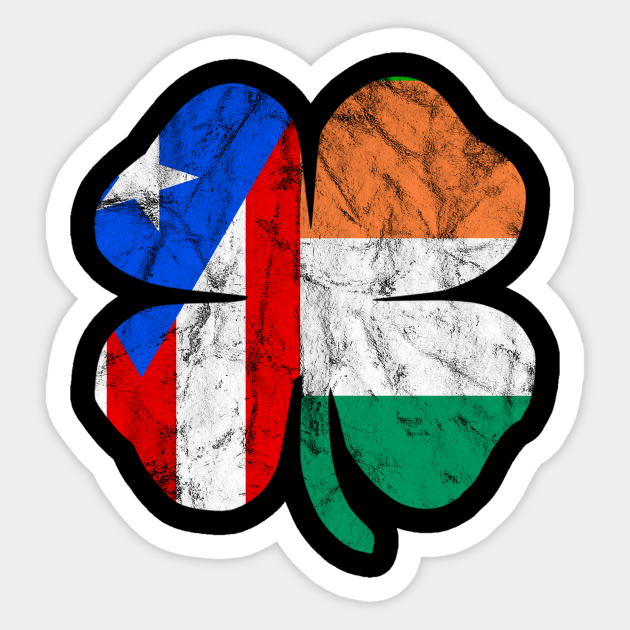 Irish Puerto Rican Shamrock St Patricks Day Irish Puerto Rican